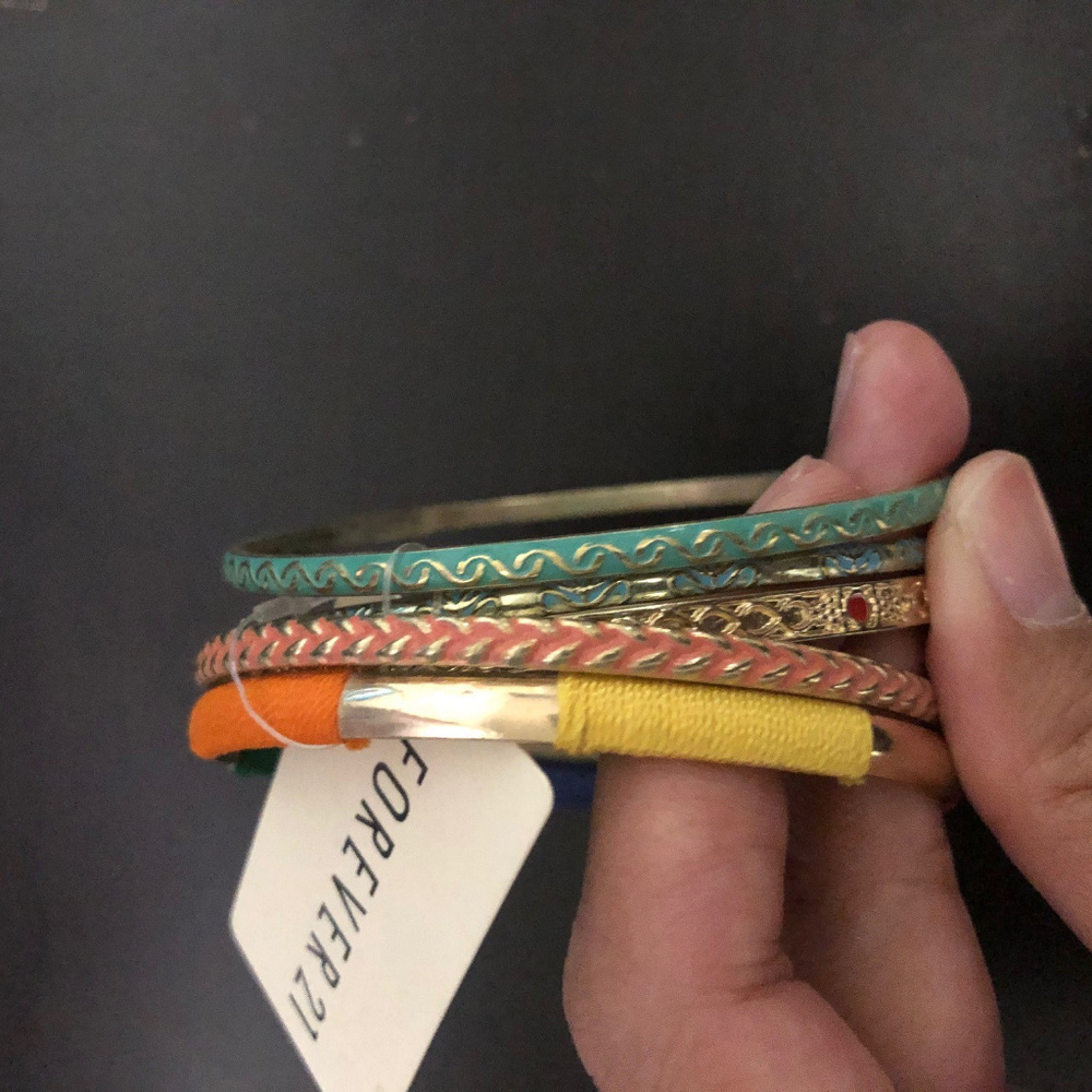 Forever 21 Colorful Chain Bracelet